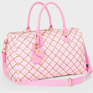 Roller Rabbit x Target Pink Heart-Print Travel Weekender Bag